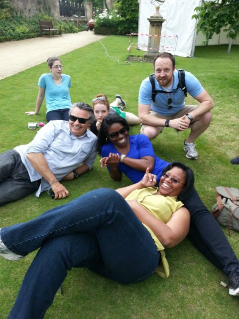 Morning Rest on the Lawn of Merton College
